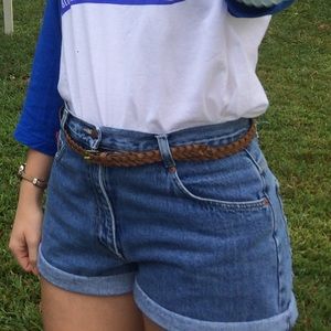 Vintage high wasted denim shorts